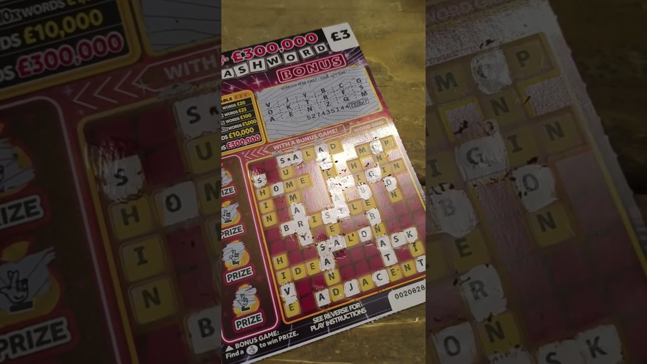 Winning scratch cards 30/12/2025 