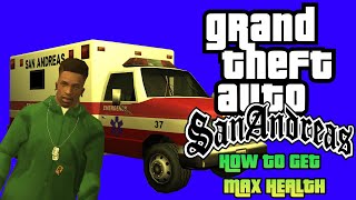GTA San Andreas - How to get max health FAST & EASY! screenshot 3