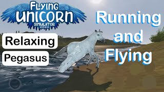 (Relaxing) Pegasus Running and Flying in Flying Unicorn Simulator 2024 (ambiance) screenshot 2