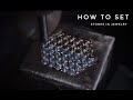 Stone setting process | Gemstone setting