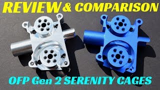[REVIEW & COMPARISON] OFP SERENITY NERF FLYWHEEL CAGES Gen 2 Silver and Blue