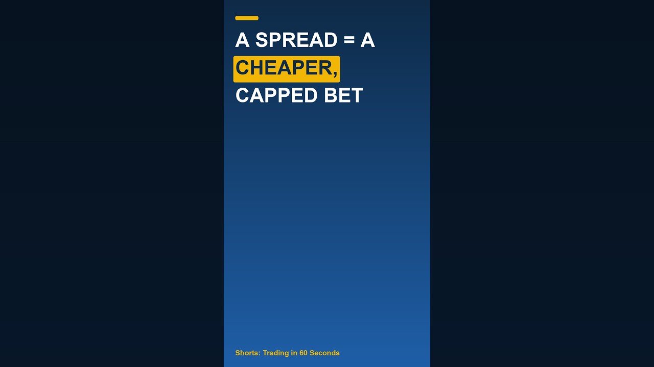 Thumbnail for A Spread = a Cheaper, Capped Bet #shorts