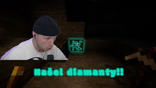 Prozkoumávání cavek a hon na diamanty [Viktor Sheen - Minecraft #4]