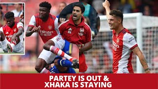 Arteta revealed Granit Xhaka will STAY at the Arsenal & Thomas Partey suffers injury vs Chelsea