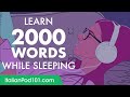 Italian conversation learn while you sleep with 2000 words