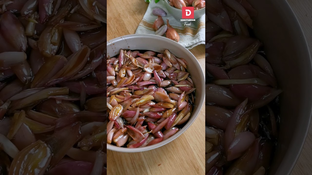 TARTE TATIN AUX ÉCHALOTES 🧅  