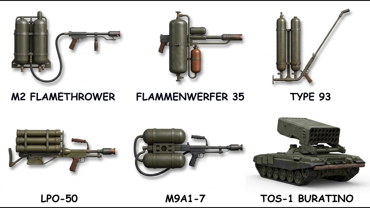 Every Flamethrower Explained - YouTube