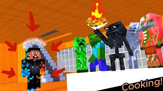 Monster School - The Cooking challenge! - Minecraft Animation