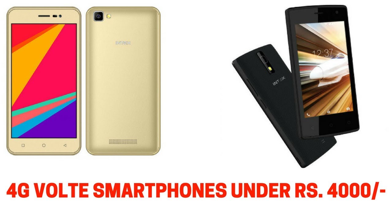 4G VoLTE Smartphones Under 4K - Intex Aqua Cloud C1 & Aqua S1 Launched