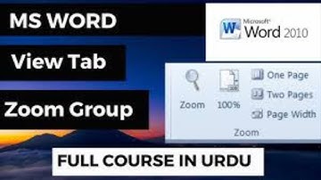 Ms word| View tab| Zoom| Group| in|pashto |Rafid Tech