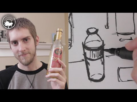 How to Draw Bottles - Drawing for Beginners