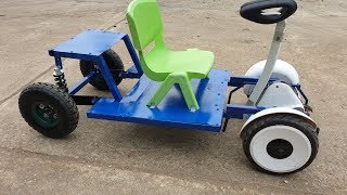 Build Electric Car With Hoverboard  Diy Go Kart At Home