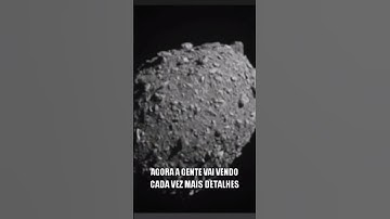 Vejam como foi a colisão da nave DART com o asteroide Didymos 2 (Dimorphos) #nasa #ciencia #asteroid
