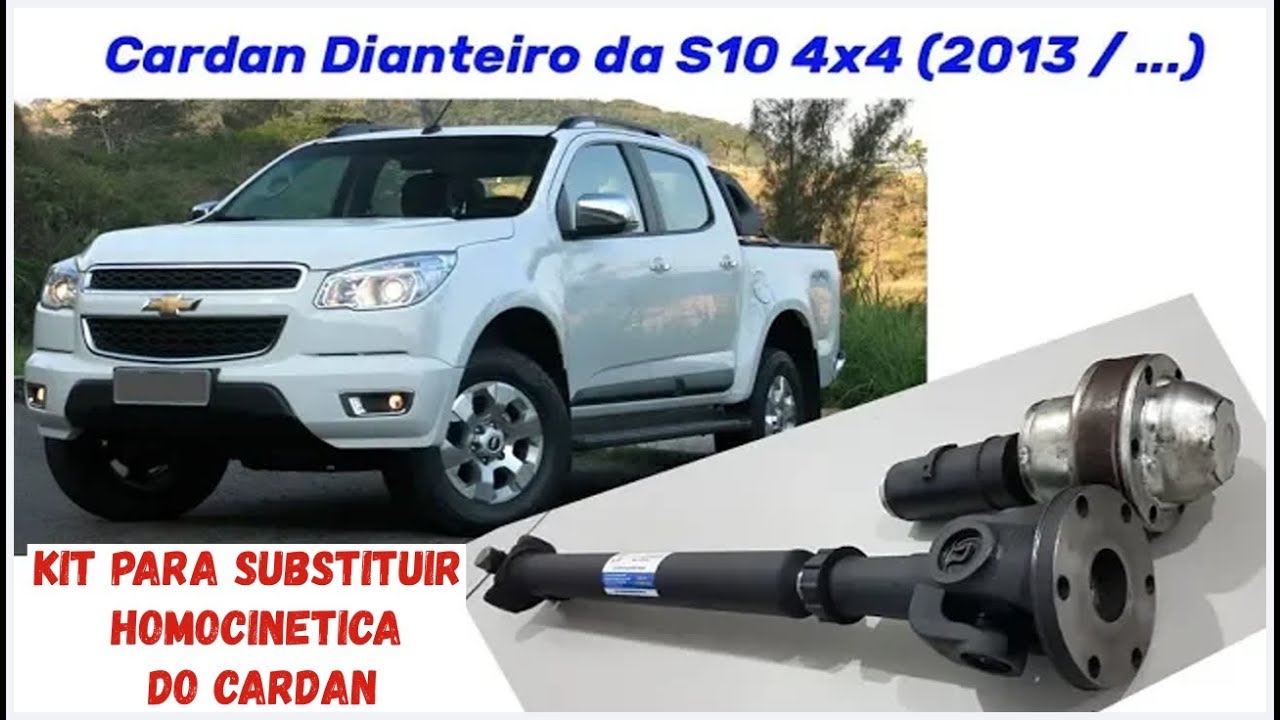 Cardan Dianteiro da S10 (2013 em diante) - Kit para substituição da  homocinetica