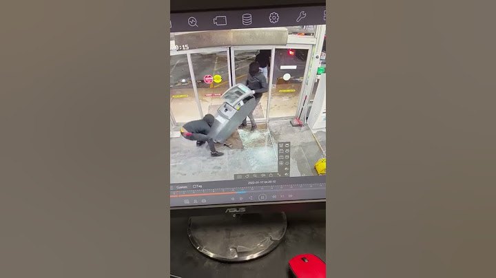 Hyde Park ATM Theft On Video