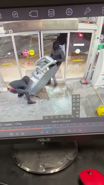 Hyde Park ATM Theft On Video