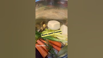 Never made bone broth? It is so easy with instant pot! #shorts #bonebroth