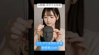 【ASMR】🧊ひんやり水耳かきで、脳までひえた。【AI映像×手作り立体音響】｜Water Ear Cleaning to Cool Your Brain