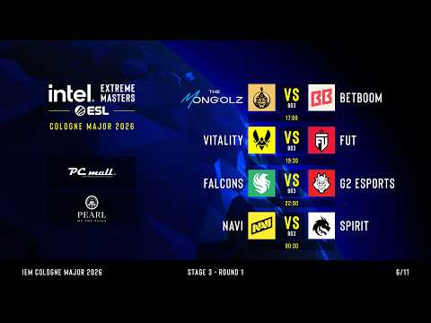 IEM Cologne Major 2026 - Stage 3 - Round 1 - MN cast