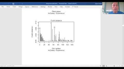 Marginal model plots