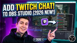 How to Add Chat Overlay to OBS Studio 2026 - How to Add Twitch Chat to OBS Studio 2026