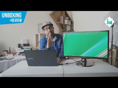 Samsung CF390 Monitor Curvo - Unboxing y review en español