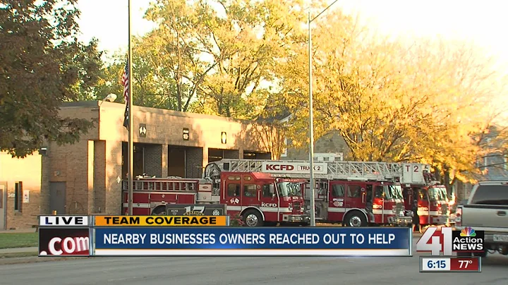 Nearby business owners reach out to help after firefighters killed