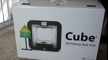 Unboxing Cube Personal 3D Printer from 3D Systems