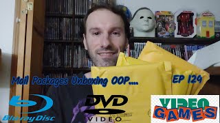 Mail Packages Unboxing OOP Blu Rays DVDs Video Games Episode 124 Movie Haul Pick Ups Mail Call