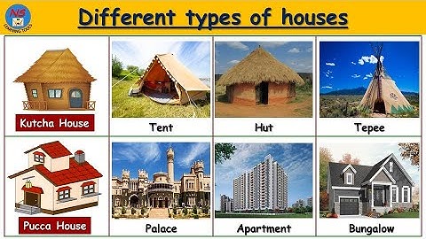Types of houses | Kutcha house and Pucca house| Different types of houses | Types of houses for kids