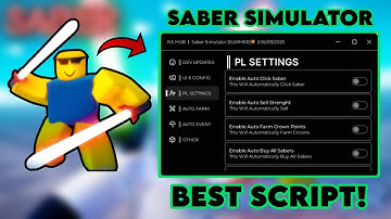 SABER SIMULATOR SCRIPT | AUTO FARM BOSSES, AUTO SUMMER EVENT, AUTO UPGRADES & MORE! | *FREE*