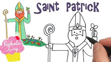 How To Draw Saint Patrick (Catholic Bishop)