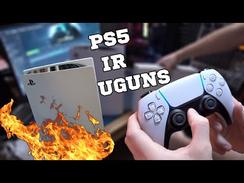 JAUNAIS PLAYSTATION 5 IR UGUNS!