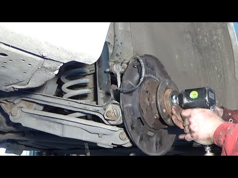 How to replace the rear wheel bearing on BMW 3 series E90.