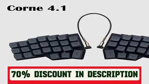 A must-have product! Corne V4.1 Split Ergonomics Hot-swappable MX Mechanical Keyboard Wired South