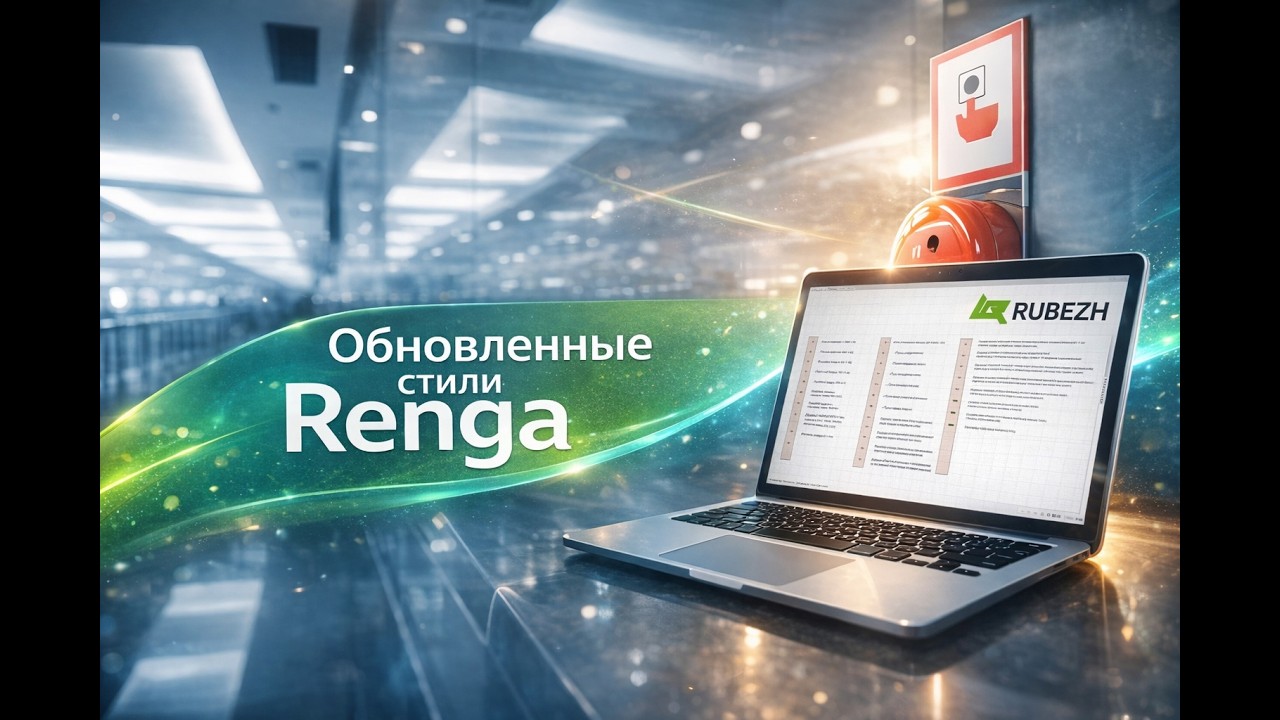 Новые стили оборудования ИСБ Rubezh R3 для Renga