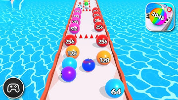 Running Ball: Merge Numbers - Gameplay Walkthrough Part 6 - Game Levels 32-39 (iOS, Android)