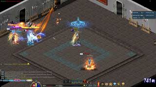 conquer online  - monk use cliker in skill team pk