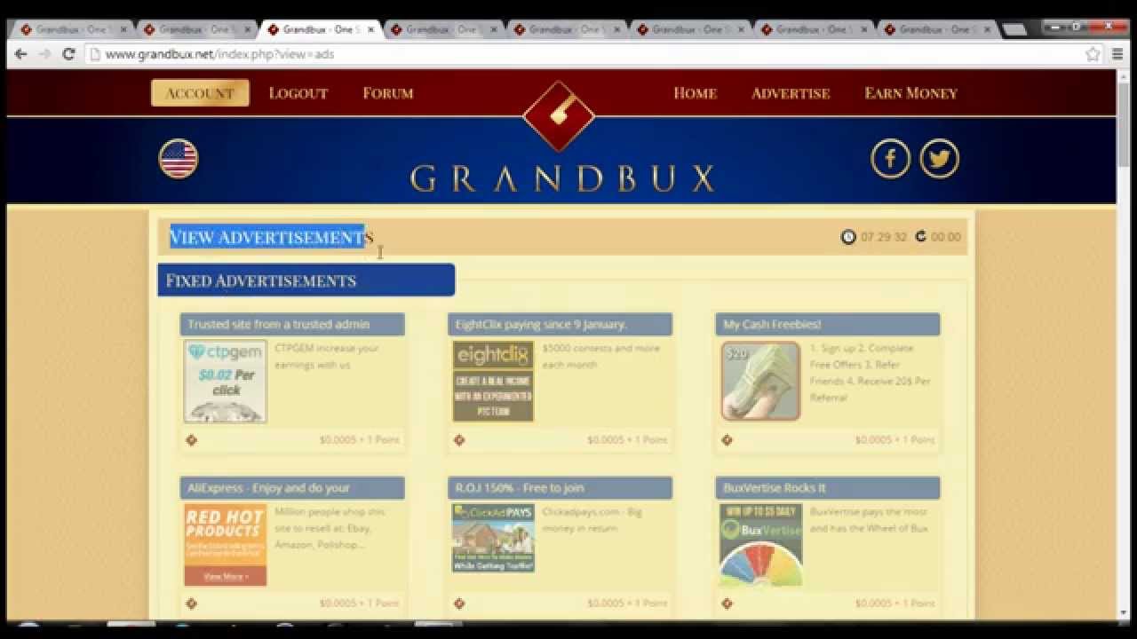 GrandBux.net | Best place to earn online