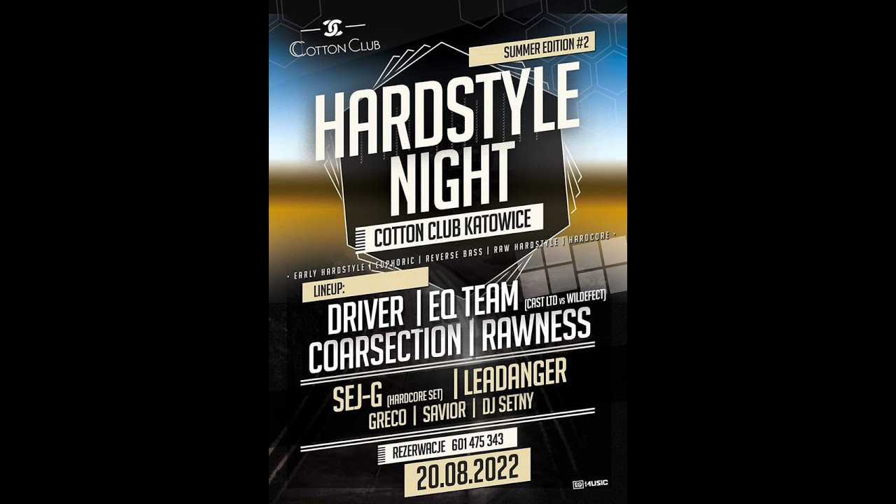 Grëco & MC Greku live Hardstyle Night Summer Edition 2 Cotton Club