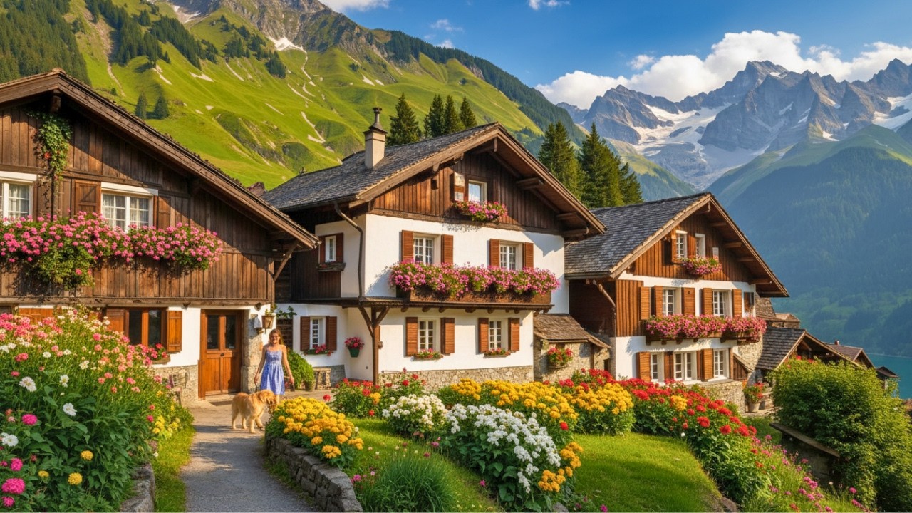 The Most Beautiful Village in Switzerland - Grindelwald | Narrated Walking Tour