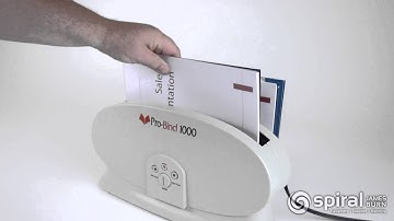 Pro-Bind 1000 Thermal Binding Machine