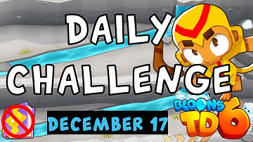 Bloons TD 6 Daily Challenge | Straight Line Abusers | No Hero No MK No Powers | December 17 2022