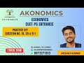 Question no- 9, 29 &amp; 51 of Practice Set | Economics | Akshay sir | PG Entrance | Akonomics | CUET-PG