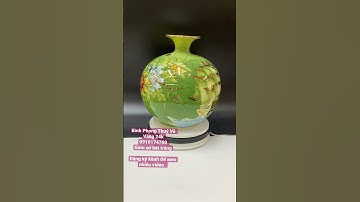 BÌNH HÚT TÀI LỘC THUẬN BUỒM XUÔI GIÓ MẦU XANH #binhphongthuy #binhhuttailoc #quatangcaocap