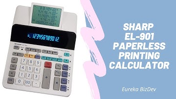 Sharp EL-1901 Paperless Printing Calculator | $100k Bonuses in Description