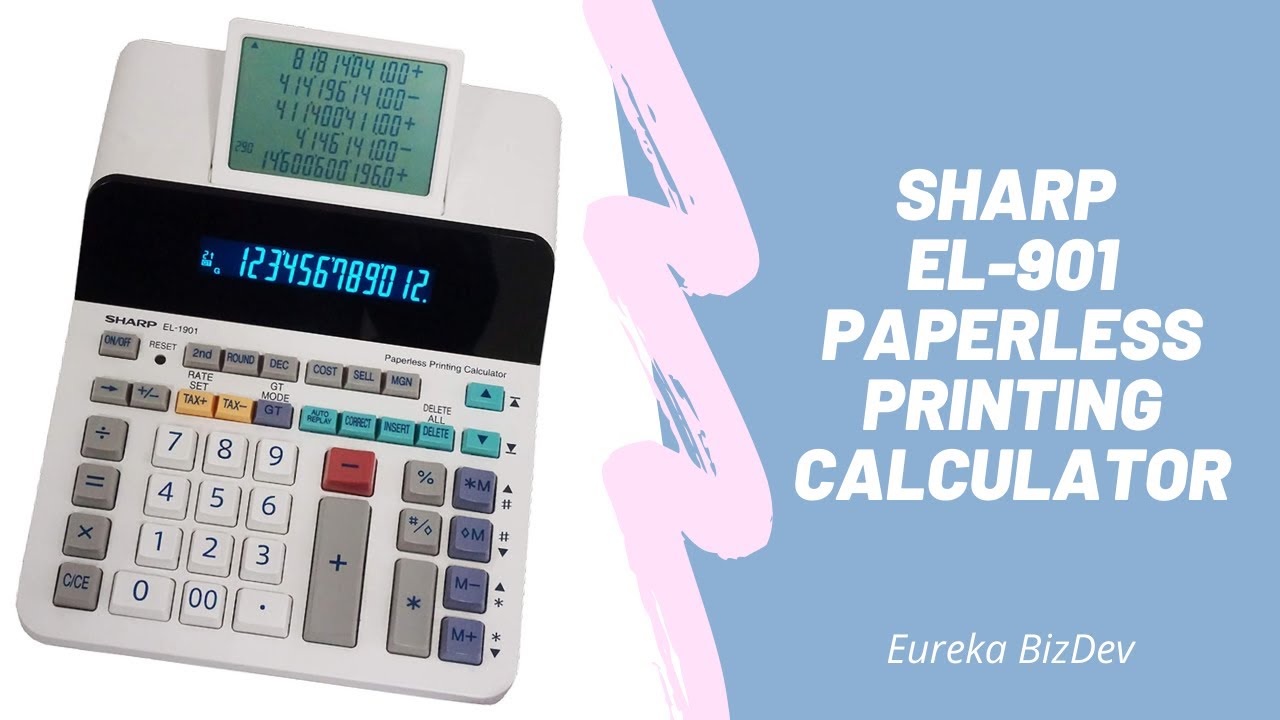 Calculatrice imprimante Sharp