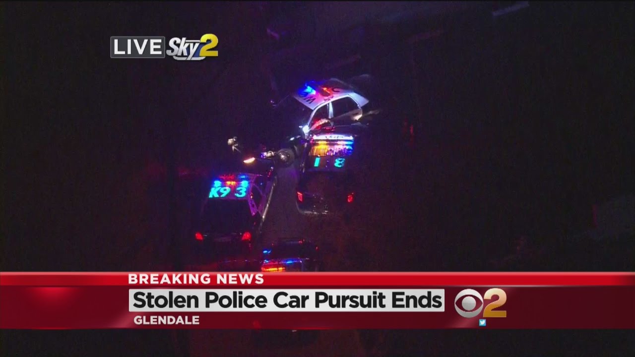 Wild Chase Of Stolen Police Car Ends With Officers Ramming Cop Vehicle ...