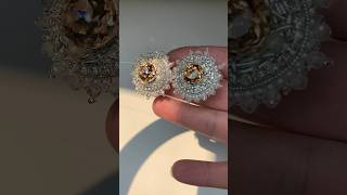 Серьги ручной работы со сваровски #handmade #fashion #earring #jewellery #luxuryjewelry