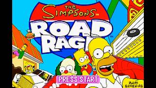 Game Boy Advance Longplay [151] The Simpsons: Road Rage (US/EU)
